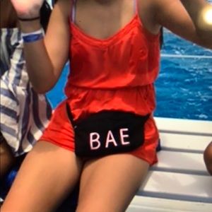 orange  romper